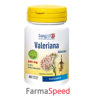longlife valeriana 60 capsule 500 mg