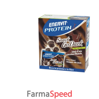 enervit protein snack go dark 1 bustina