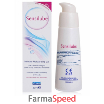 durex sensilube gel lubrificante intimo 40 ml