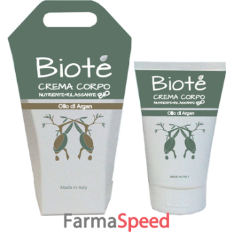 biote' crema corpo argan 100 ml
