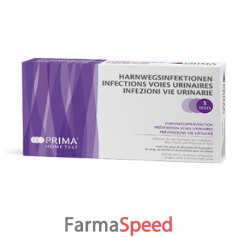 prima home test infezione vie urinarie 3 pezzi