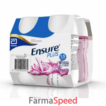 ensure plus frutti di bosco 4 x 200 ml