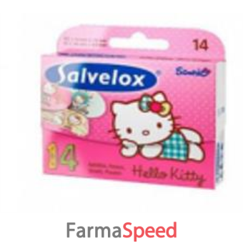 cerotto salvelox hello kitty 12x14 cm 14 pezzi