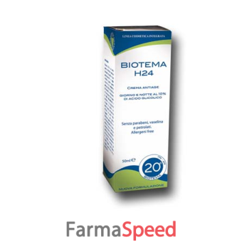 biotema h24 crema acido glicolico 10% 50 ml