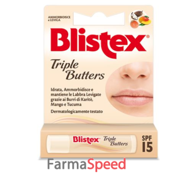 blistex triple butters stick labbra