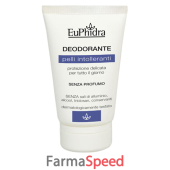 euphidra deodorante crema delicato pelli intolleranti
