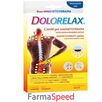 cerotto magnetico dolorelax 18 magneti