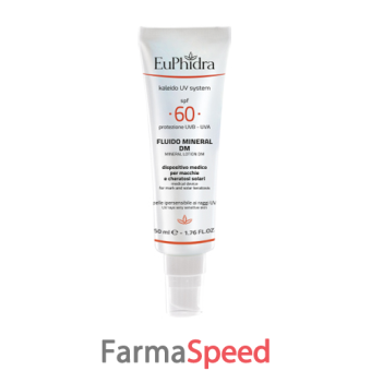 euphidra kaleido uv system mineral crema solare viso 60 dm