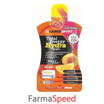 total energy hydra gel lemon & peach 50 ml