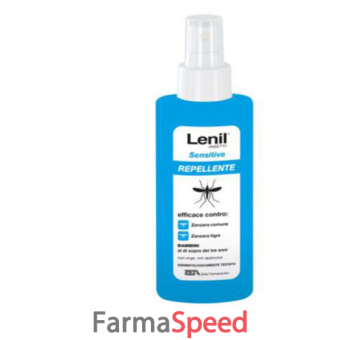 lenil insetti sensitive emulsione antizanzara in flacone + pompa dispenser 100 ml