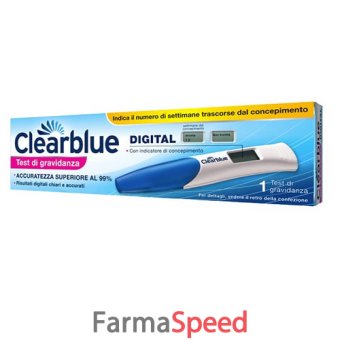 clearblue digital test di gravidanza con indicatore di concepimento 1 test