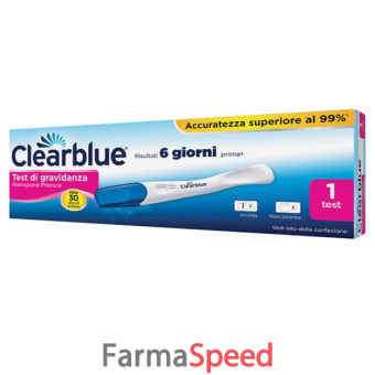 clearblue test gravidanza rilevazione precoce