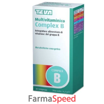 multivitaminico complex b teva 40 compresse 16,4 g