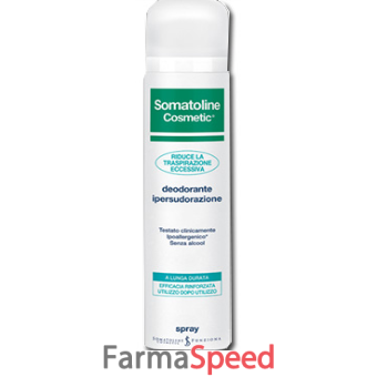 somatoline cosmetic deodorante ipersudorazione duetto spray 125 ml +125 ml