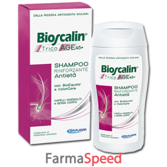 bioscalin tricoage shampoo 200 + 200 ml