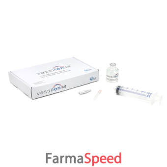 kit vessilen 50 ml con siringa 50 ml, ago e luer lock adapter