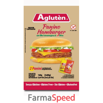 agluten panino hamburger 160 g