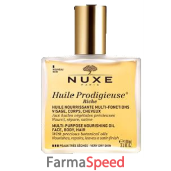 nuxe huile prodigieuse riche 100 ml