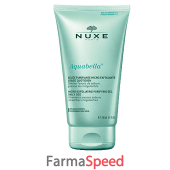 nuxe aquabella gelee purifiante micro exfoliante usage quotidien 150 ml