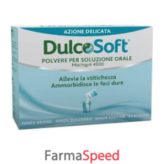 dulcosoft polvere per soluzione orale 20 bustine