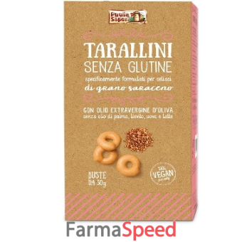 puglia sapori tarallini grano saraceno 6 buste 30 g