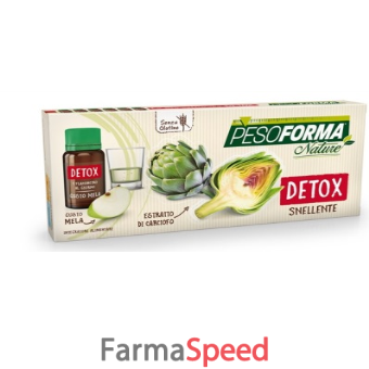 pesoforma nature detox snellente 6 flaconcini da 10 ml