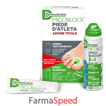 dermovitamina mico p atleta crema 30 ml + spray 50 ml