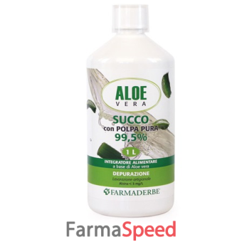 aloe vera succo polpa pura 1000 ml