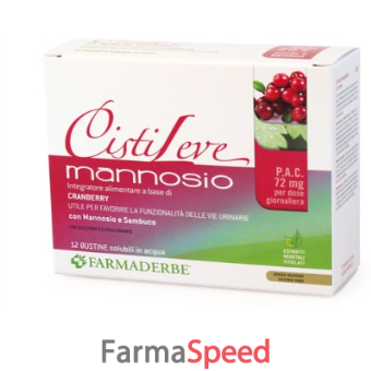 cistileve mannosio 12 bustine