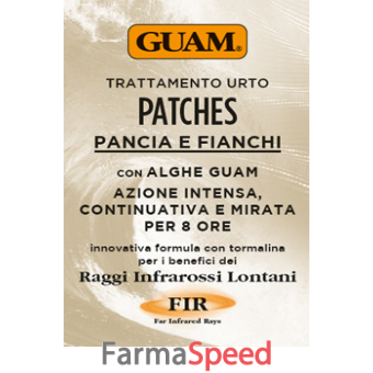 guam patches trattamento urto pancia e fianchi 8 pezzi