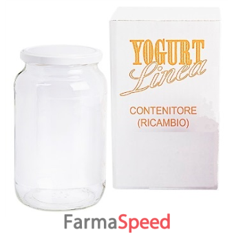 yogurt linea ricambio contenitore in vetro