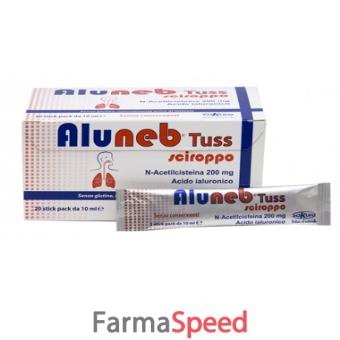 aluneb tuss sciroppo in stick pack monodose 20 pezzi da 10 ml