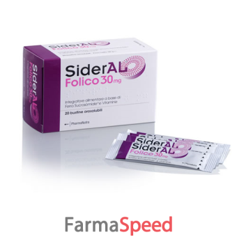 sideral folico 30 mg 20 stick