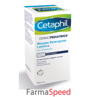 cetaphil dermopediatrics mousse detergente 250 ml