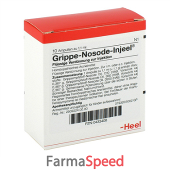 grippe nosode injeel 10 fiale