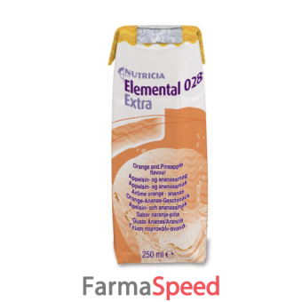 elemental 028 extra ananas/arancia 18 x 250 ml