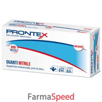guanto prontex nitrile misura media 7/8 senza polvere