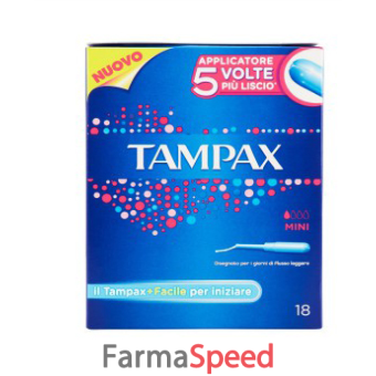 tampax mini 18 pezzi