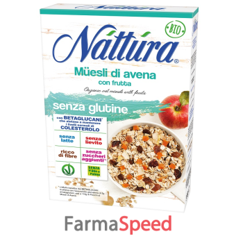 nattura muesli di avena con frutta 300 g