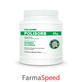  polisorb assorbente intestinale polvere per sospensione orale 25 g