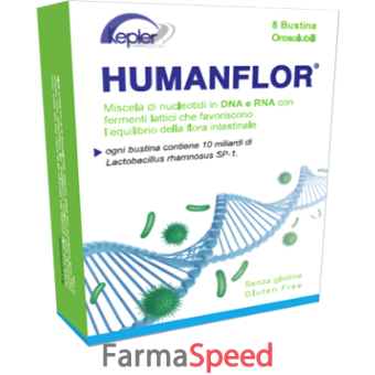 human flor 8 bustine 12 g