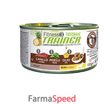 trainer fitness3 adult mini con cavallo-piselli-olio 150 g