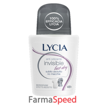 lycia roll on anti odorante invisible 50 ml