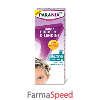 paranix trattamento shampoo 200 ml nuova formulazione + pettine