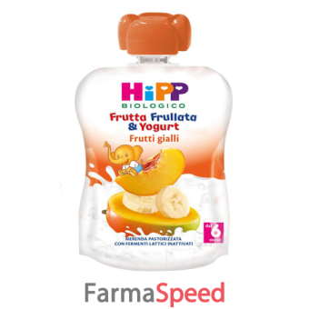 hipp frutta frullata frutti gialli e yogurt 90 g