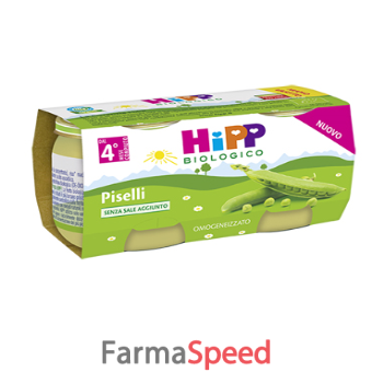 hipp omogeneizzato piselli 2x80 g