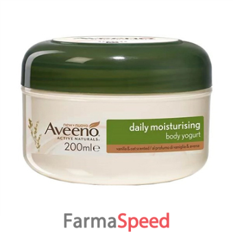 aveeno crema corpo yogurt vaniglia & avena 200 ml promo