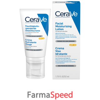 cerave crema viso idratante spf25 50 ml