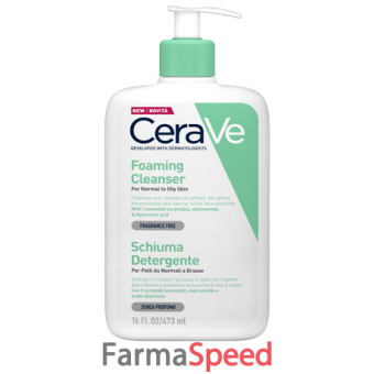 cerave schiuma detergente viso 473 ml