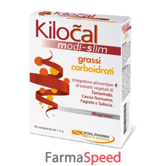 kilocal modi slim grassi carboidrati 30 compresse